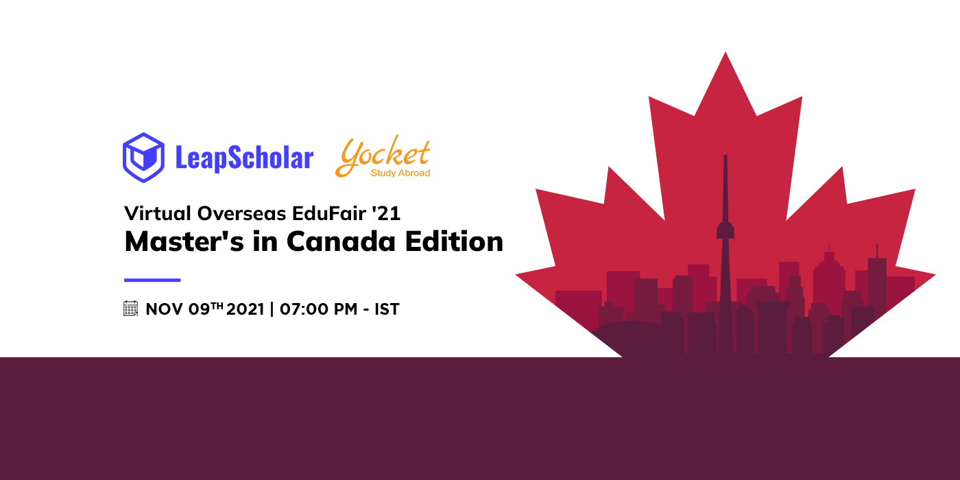 LeapScholar x Yocket EduFair: Master's in Canada Edition